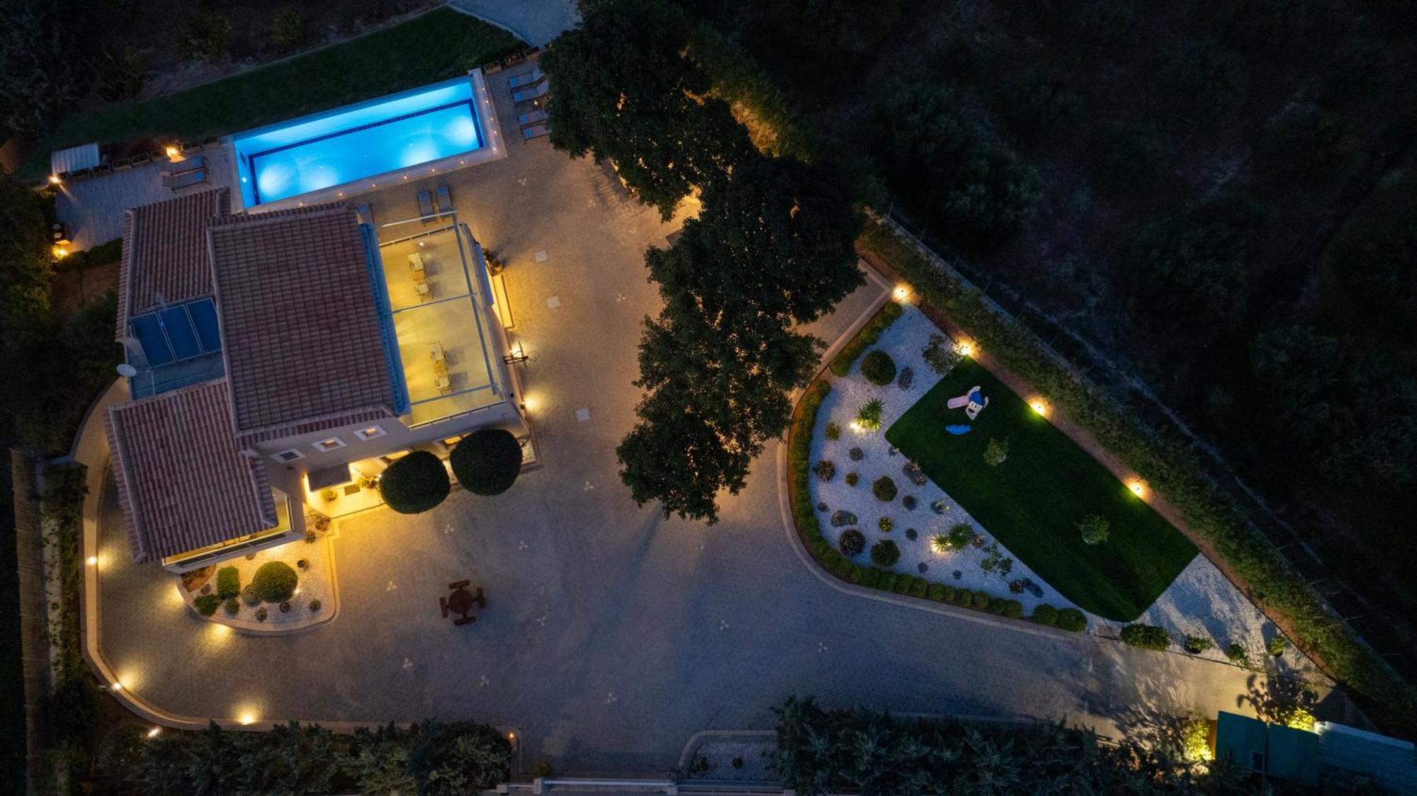 Four Seasons Private Villa - Seaview - Big Heated Pool - Gym - Sport Activities Gouves Exterior foto